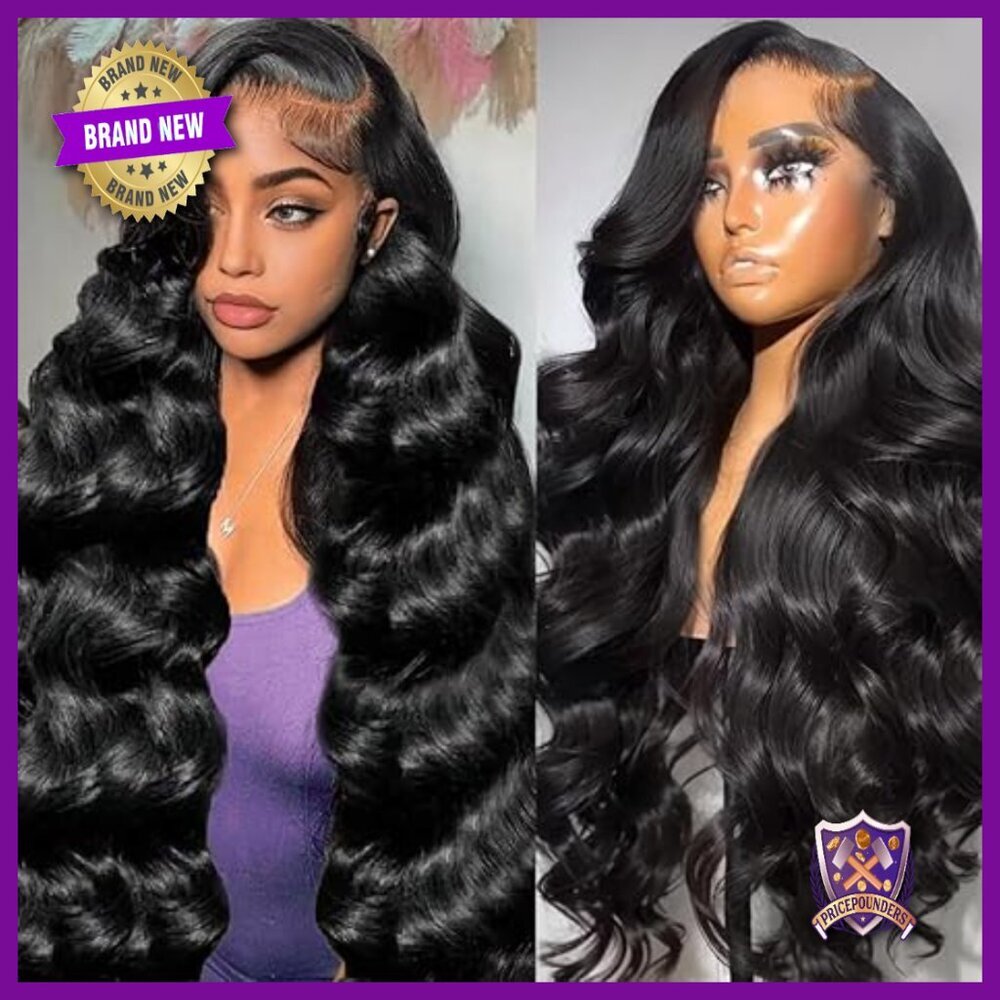 30 Inch 13x6 Lace Front Wig Human Hair Body Wave 200 Density HD Lace